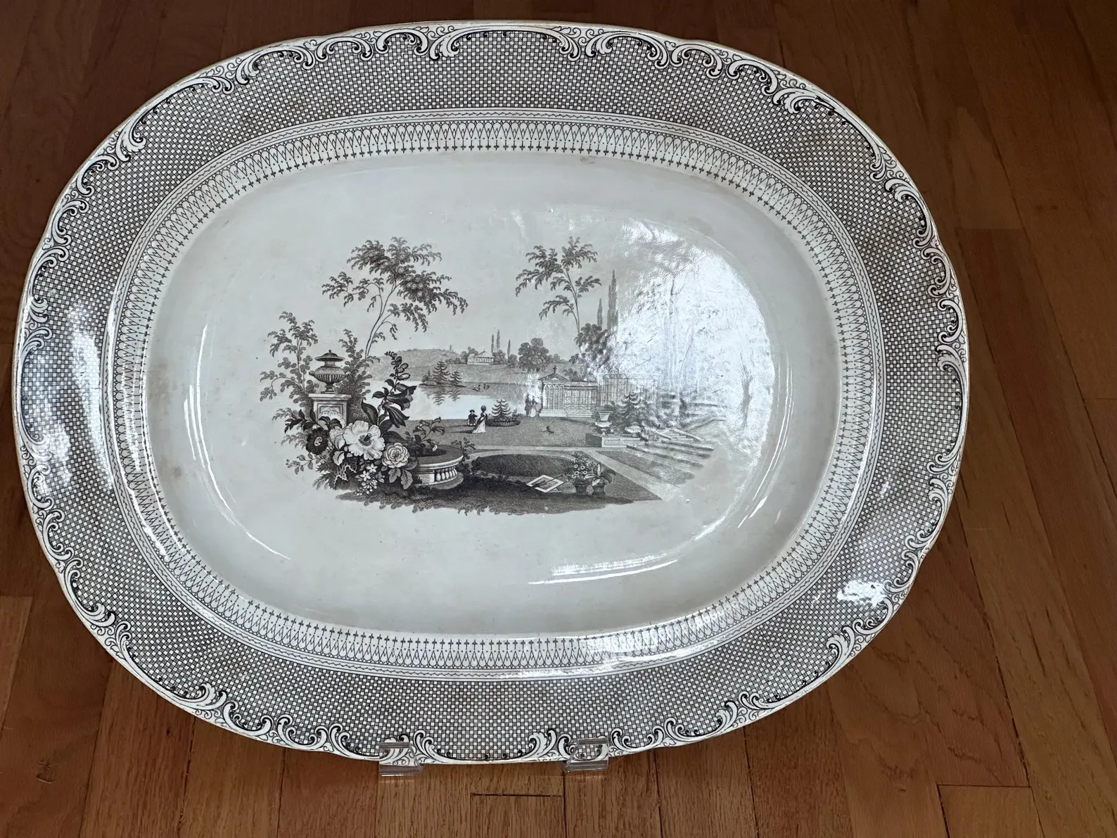 Antique WB Transferware Large Platter "italian Garden" - Etsy | Etsy (Global)