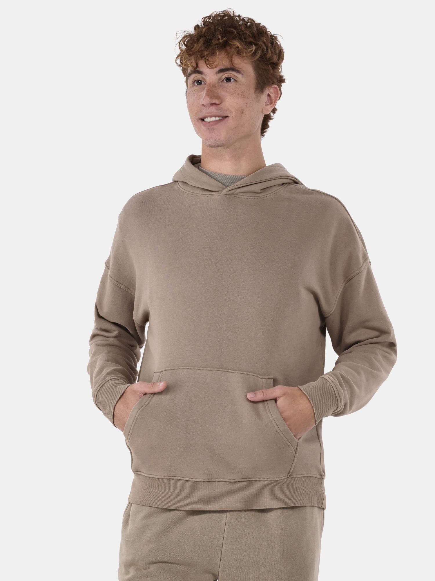 No Boundaries All Gender Oversized Fleece Hoodie Sweatshirt, Men's Sizes XS-5XL | Walmart (US)