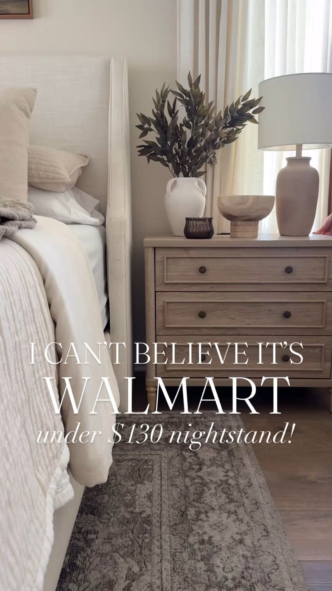 Such an incredible deal on these nightstands. Amazing quality for this price point! 

Nightstand, bedroom, bed, upholstered bed, bedding, neutral bedding, area rug, neutral rug, comforter

#LTKHome #LTKSaleAlert #LTKSeasonal