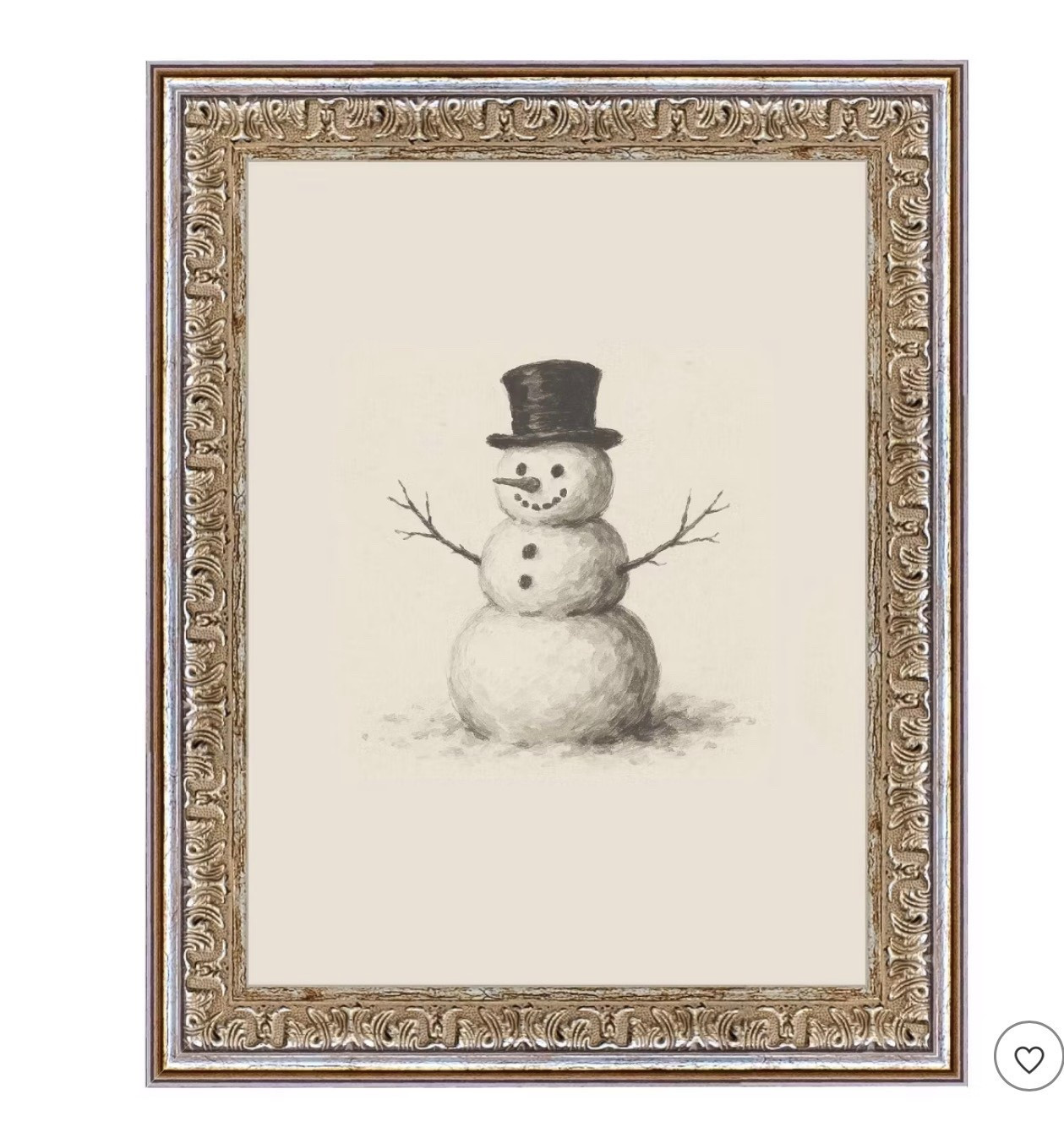 Snowman ⛄️ Vintage Wall Art 🖼️ 

#LTKSeasonal #LTKHome