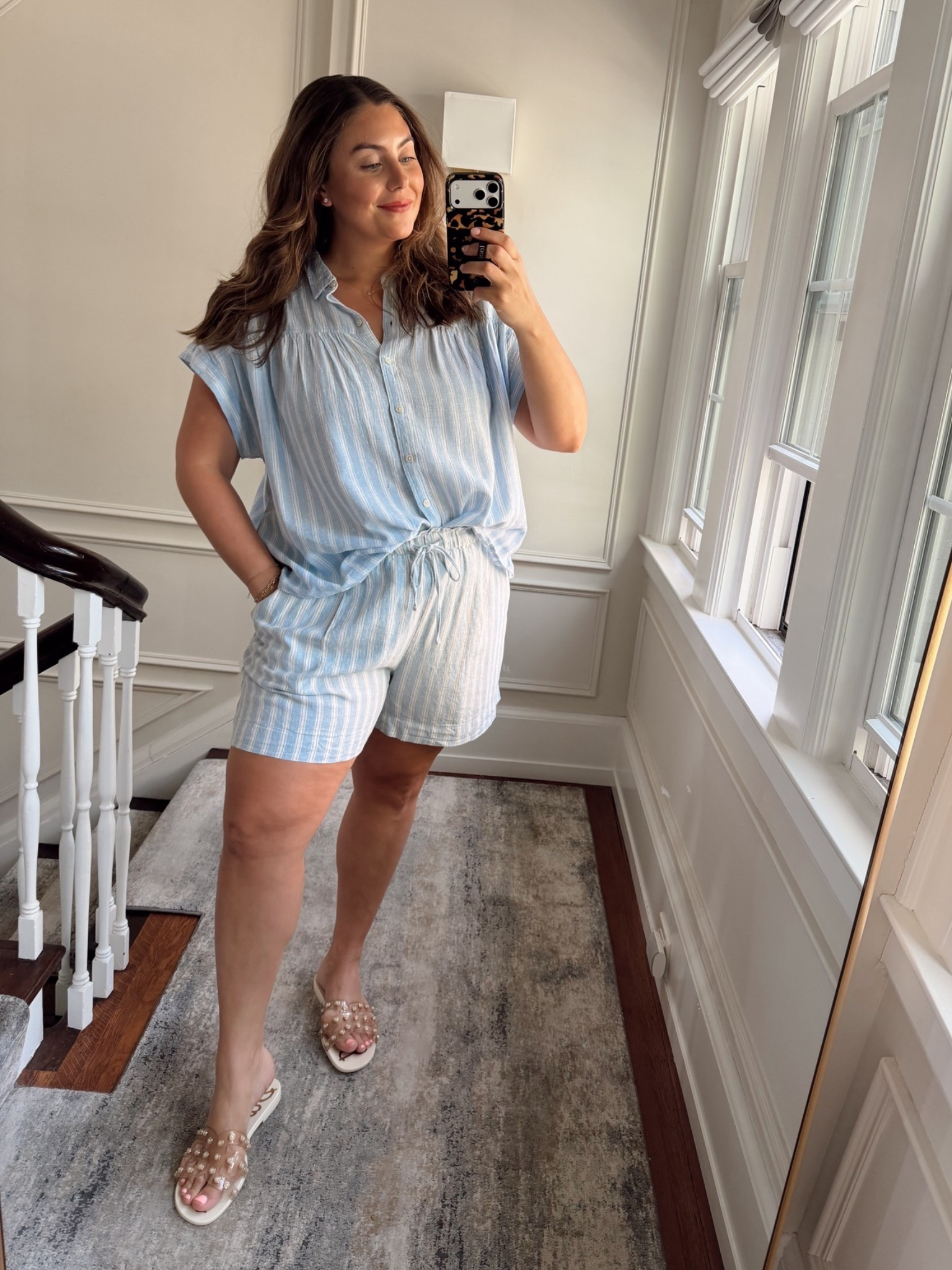 Wearing size XL in top & shorts

#LTKootd #LTKSeasonal #LTKMidsize