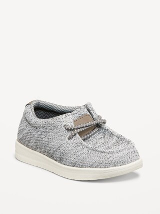 Slip-On Knitted Deck Shoes for Toddler Boys | Old Navy (US)