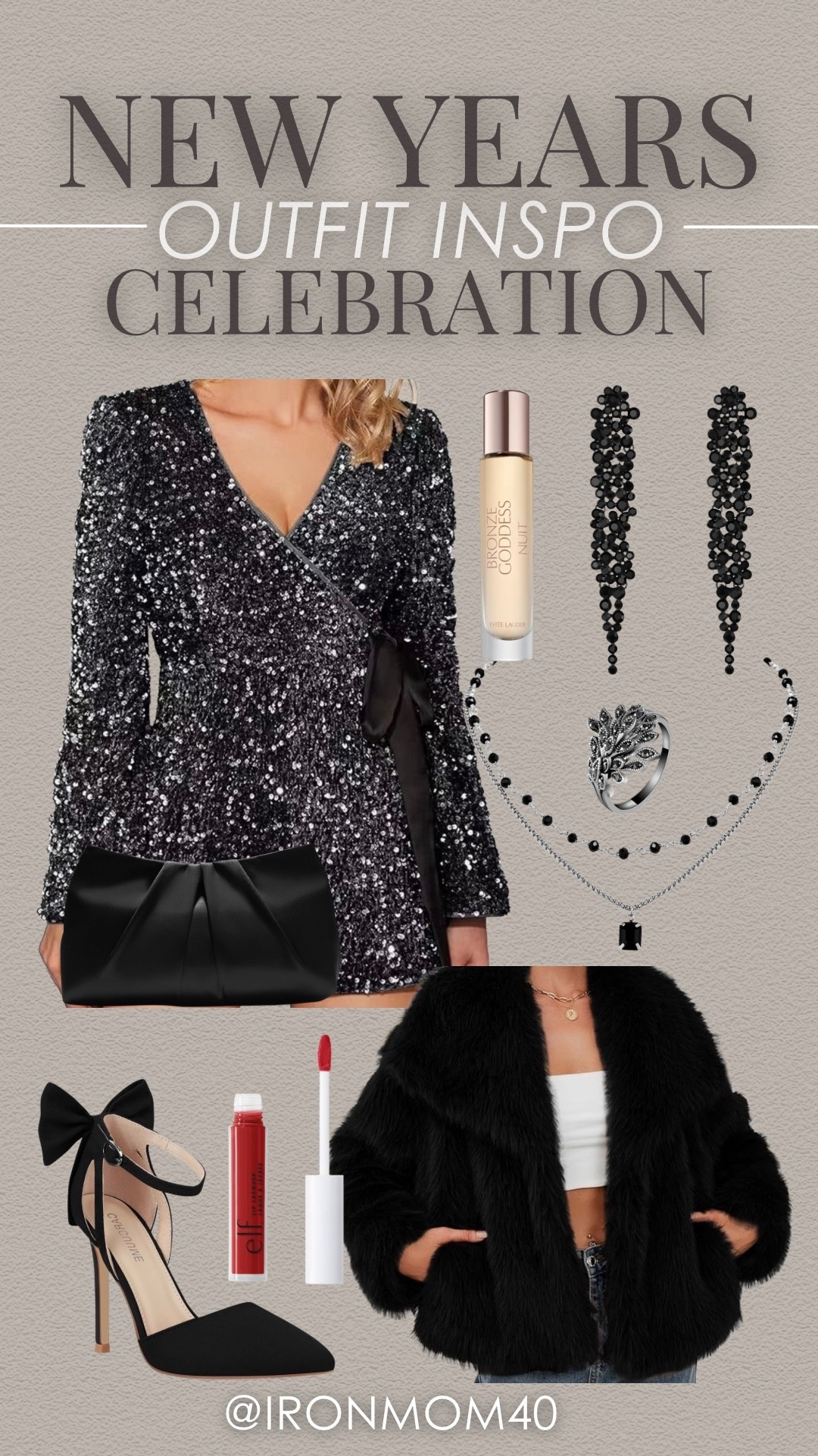 I love the sparkles in the dress. Perfect for a New Years celebration or even a special event! 

#LTKgrwm #LTKHoliday #LTKMidsize