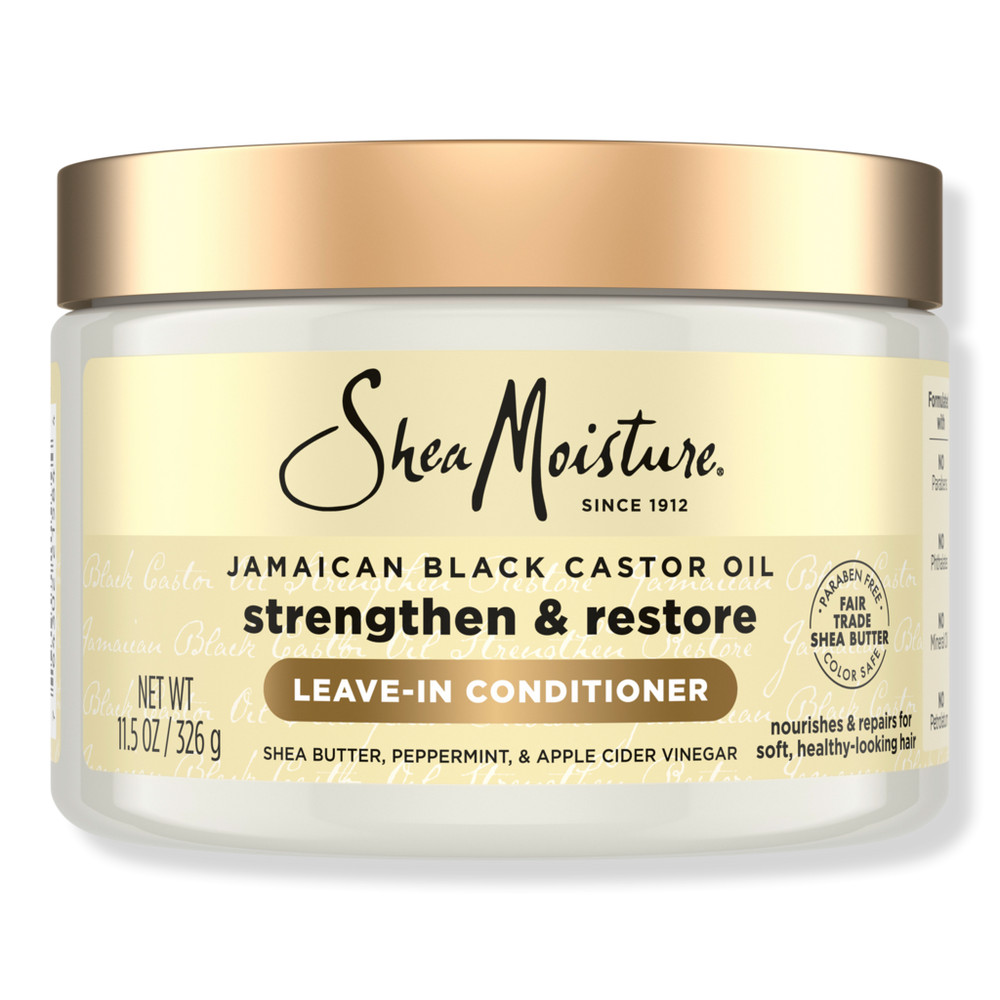 SheaMoisture 100% Pure Jamaican Black Castor Oil Leave In Conditioner | Ulta