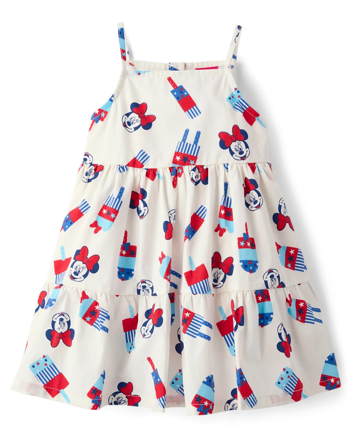 Toddler Girls Minnie Mouse™ Americana Tiered Dress - blue | The Children's Place