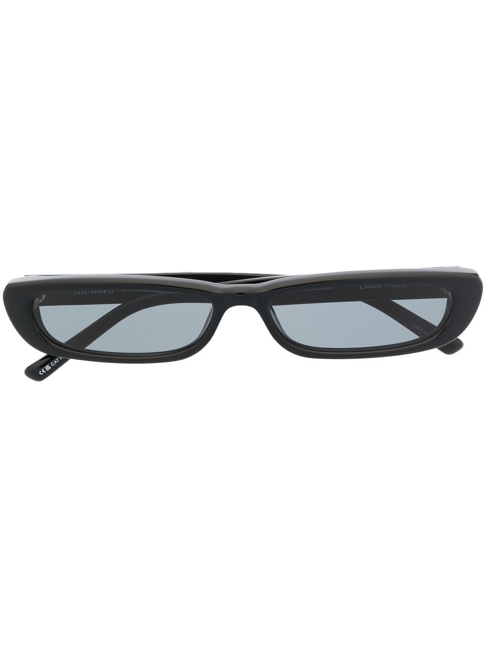 Linda Farrow narrow-frame Sunglasses - Farfetch | Farfetch Global