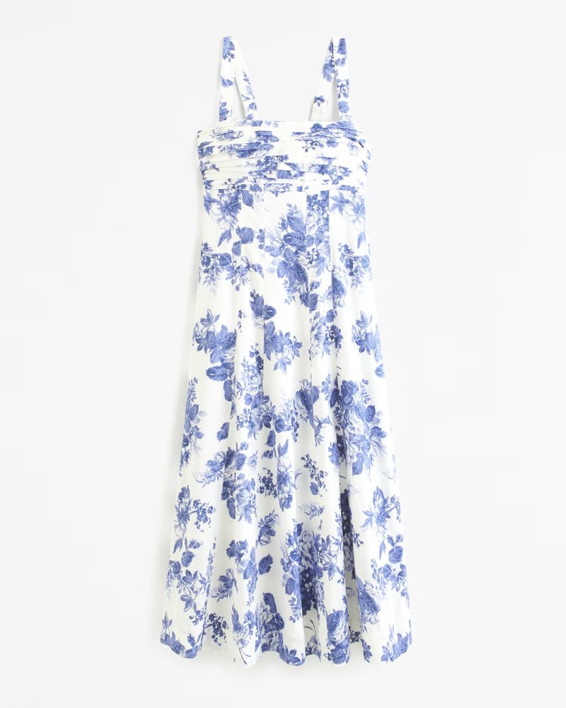 Women's Emerson Fit and Flare Maxi Dress | Women's New Arrivals | Abercrombie.com | Abercrombie & Fitch (US)