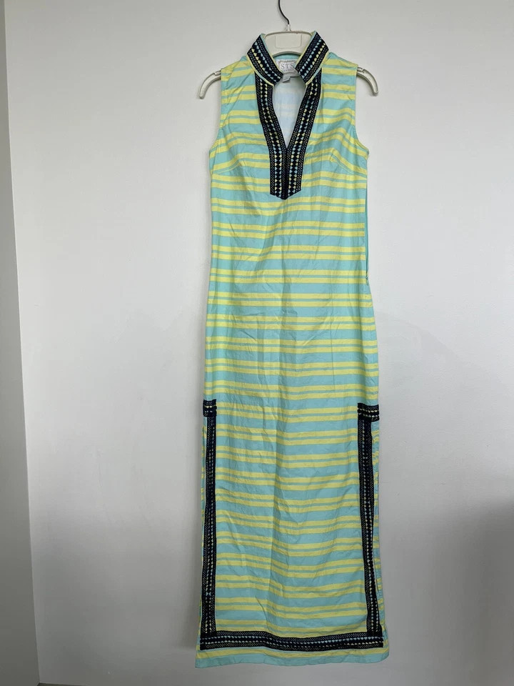 Sail To Sable Striped Maxi Dress | eBay US