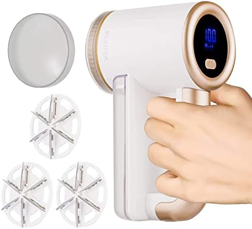 iRUNTEK Rechargeable Fabric Shaver, Electric Commercial Lint Remover with LED Display & Big Trash Bo | Amazon (US)