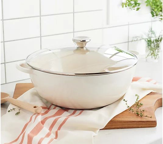 Le Creuset Cast Iron 7.5-qt Classic Chef's Oven with Glass Lid - QVC.com | QVC