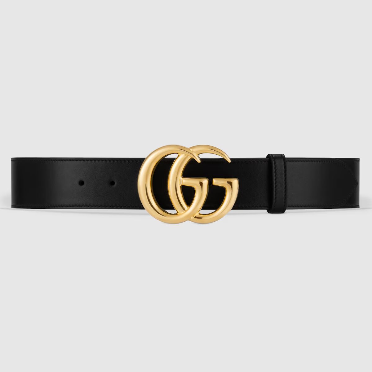 GG Marmont leather belt with shiny buckle | Gucci (US)