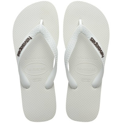 Havaianas Women's Logo Flip Sandals - White 7-8 | Target