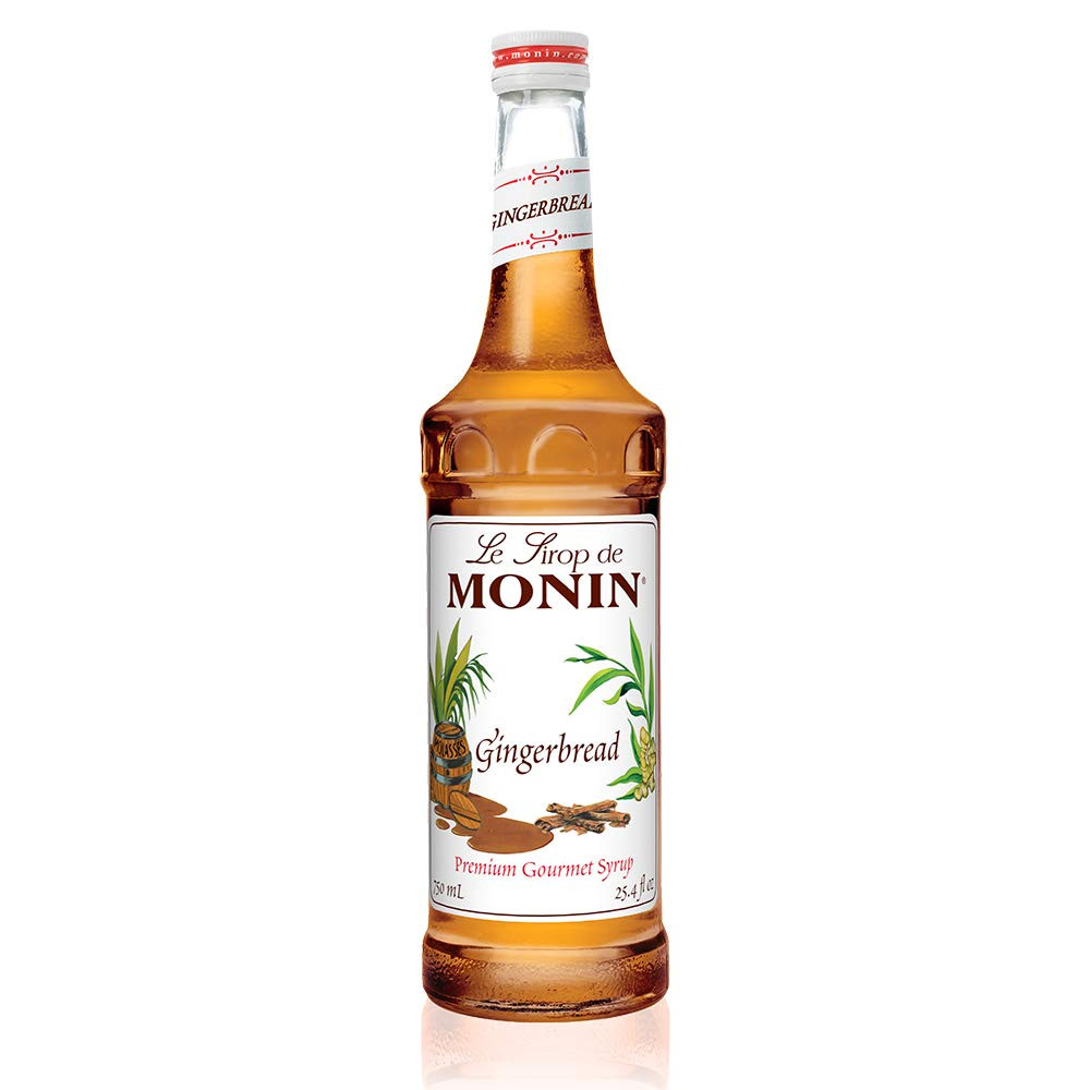Monin - Gingerbread Syrup, Hint of Nutmeg and Cinnamon, Natural Flavors, Great for Lattes, Mochas... | Amazon (US)