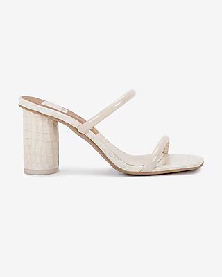 Dolce Vita Noles Patent Croco Heeled Sandals | Express