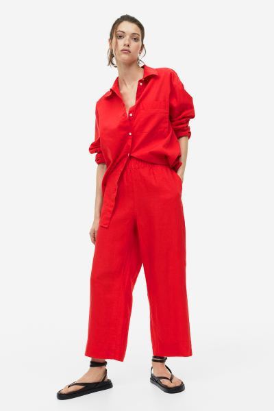Ankle-length Linen Pants | H&M (US + CA)