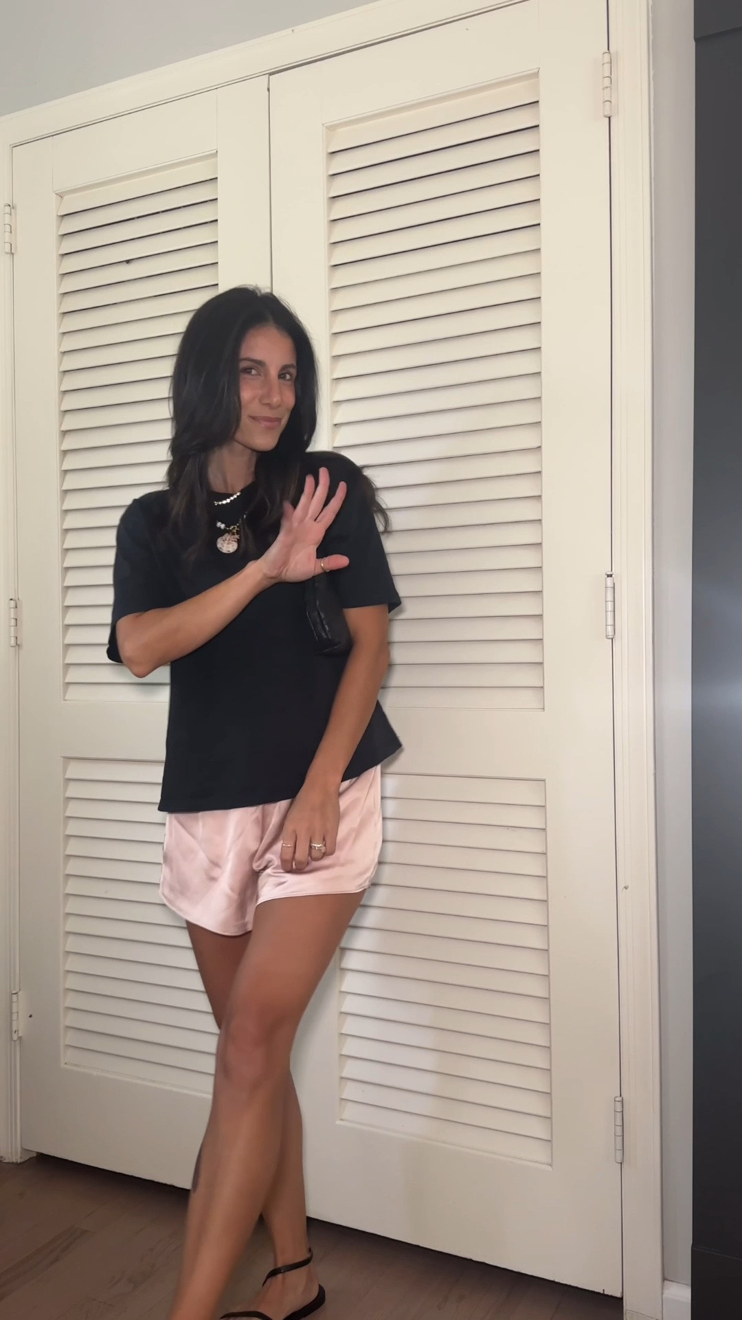 What I wore as a mom for my brother’s 40th birthday party at a brewery but I still had to chase my 2 toddler boys around

Shell necklace is coastline color collab with the beach club

Mom Ottd, mom outfit, mom style, over 30 style, over 30 outfit idea, casual birthday outfit, satin shorts, Abercrombie style

#LTKmomlife #LTKootd