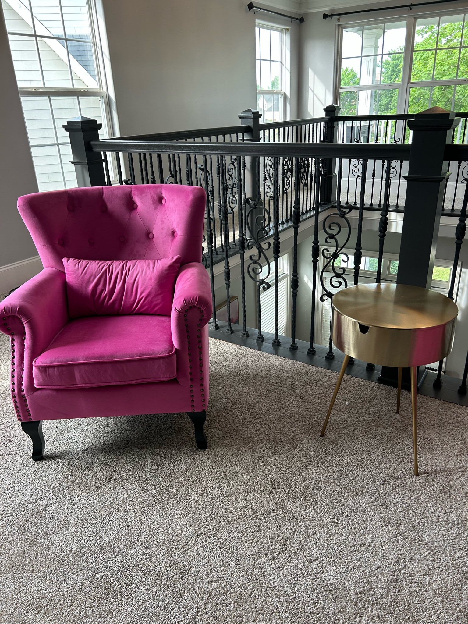 Look at these sassy pieces!  This chair is real comfy and makes a huge statement 👌🏼

#LTKHome #LTKdayinmylife
