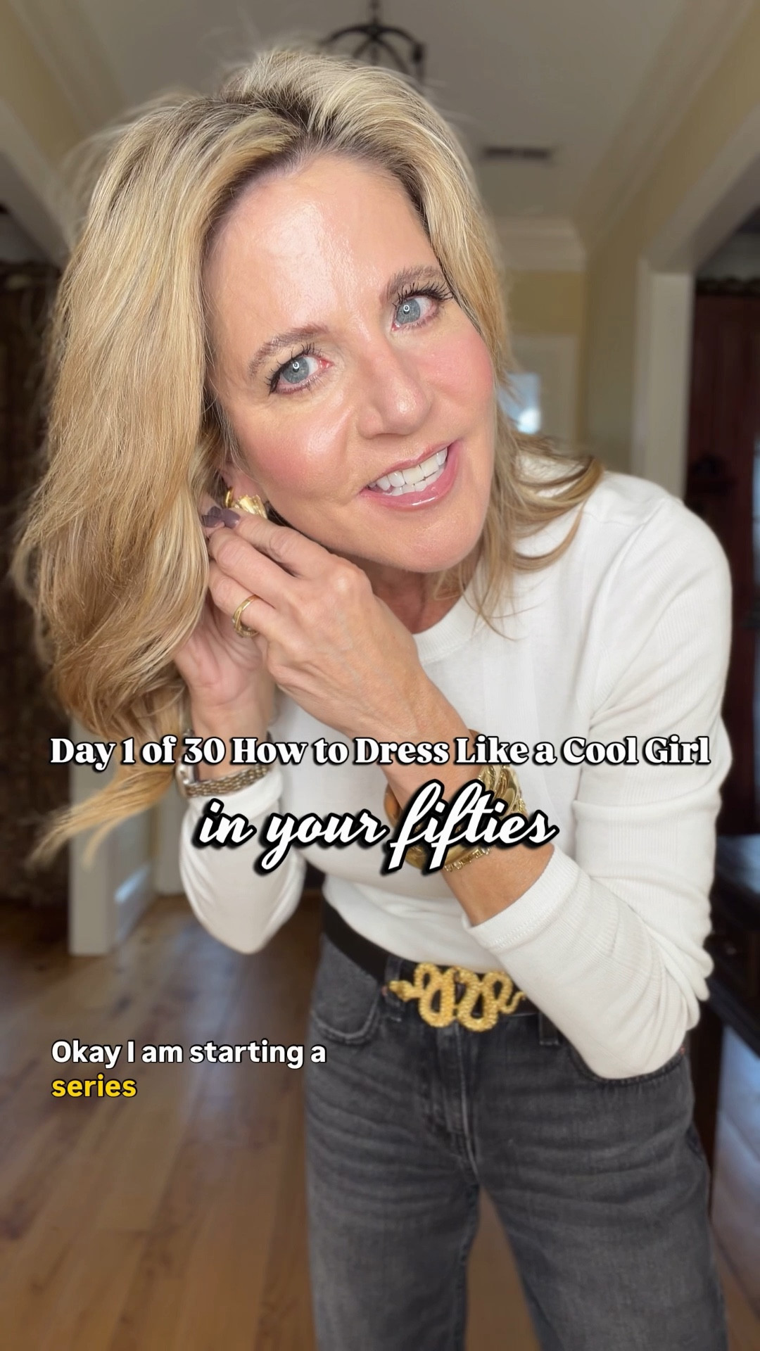 Your inner cool girl is still in there!! Go find her and start dressing like her!

I’m in a Small in the tshirt. I can’t link these exact jeans here, but I have found some that are very similar. If you like the frayed look, you can cut them yourself!

I’m in XS in the jacket. I wear a size 9 shoe, and took a 40 in these boots.

#LTKootd #LTKOver40 #LTKgrwm