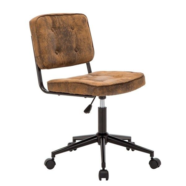 Porthos Home Office Chair With Suede Upholstery & Adjustable Height | Bed Bath & Beyond
