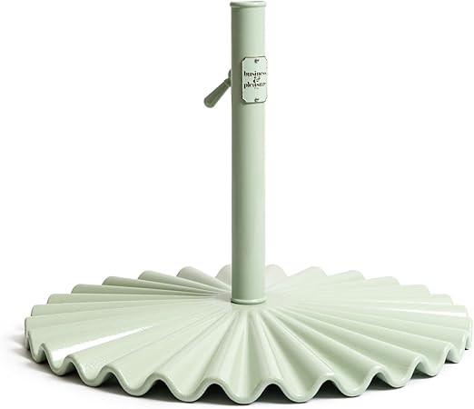 Business & Pleasure Co. The Clamshell Base - Outdoor Patio Umbrella Base - Sage Green, 55lbs | Amazon (US)