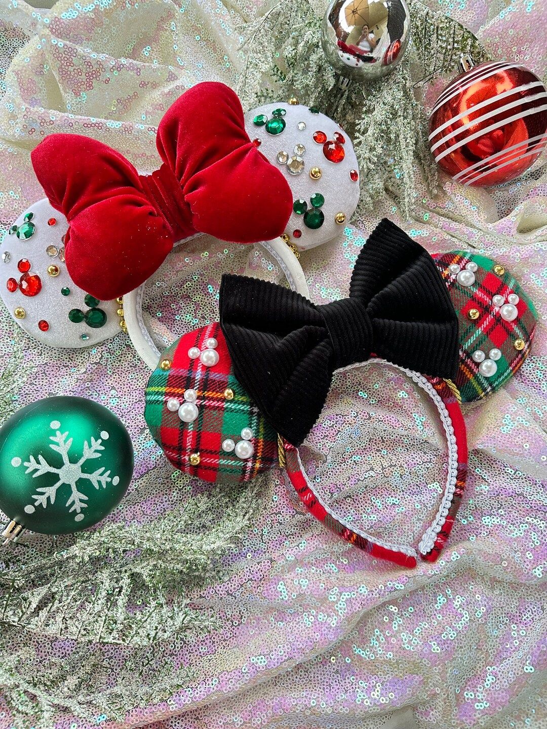 Minnie Christmas Ears | Etsy (US)