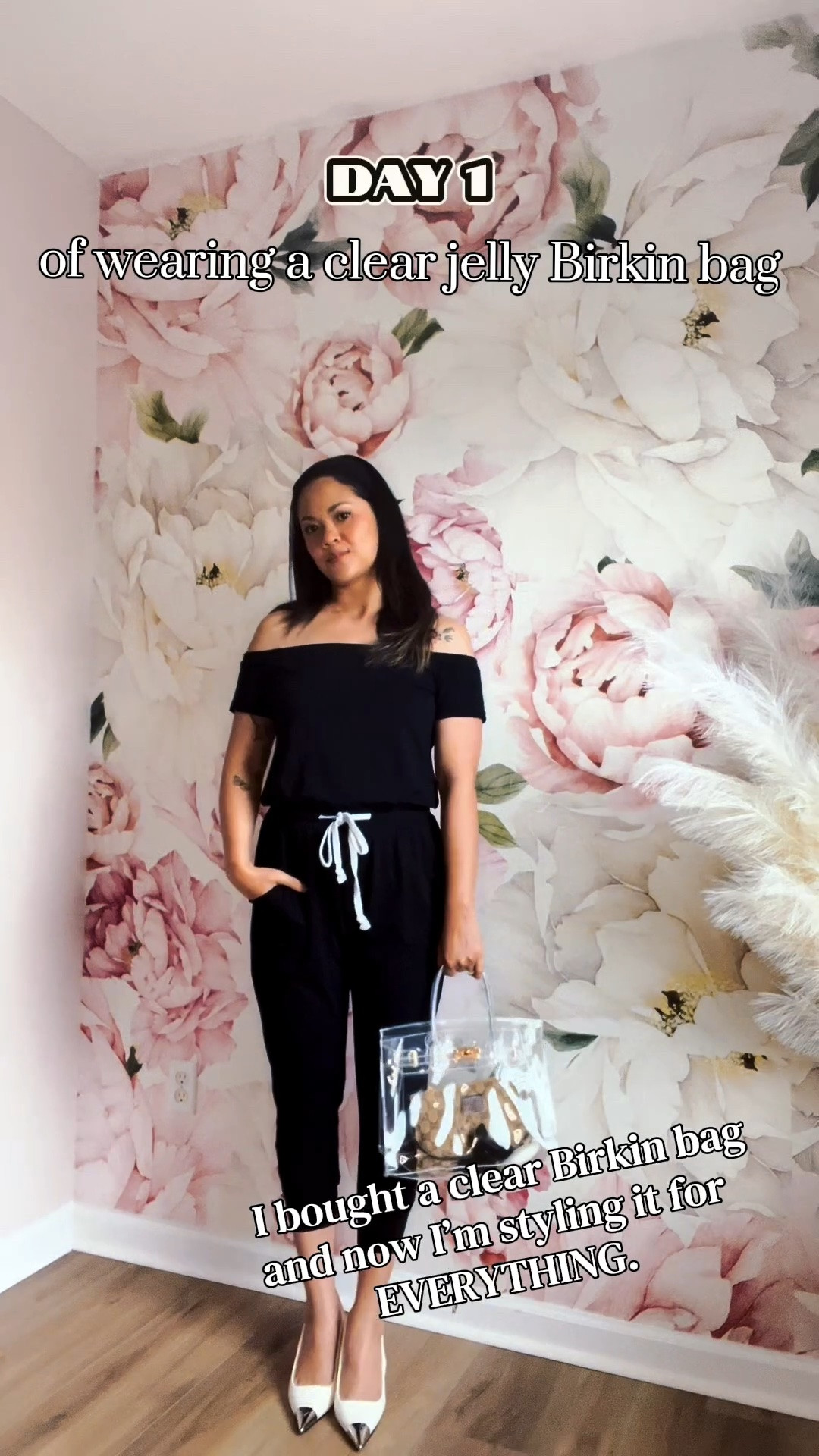 I decided to create a 30-day series showing different ways to wear a clear Jelly Birkin bag. This is Day 1!
I got this bag from TikTok shop. I cannot link the exact same bag here, but I will link the closest possible alternative options for you.

#LTKootd