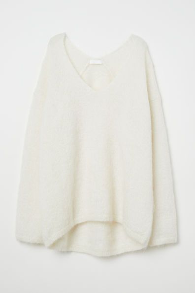 Knit Mohair-blend Sweater | H&M (US + CA)
