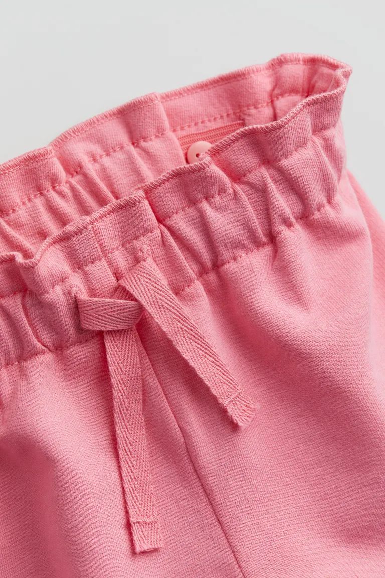 Ruffle-trimmed Cotton Shorts | H&M (US + CA)