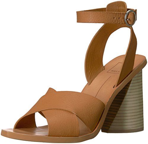 Dolce Vita Women's Athena Heeled Sandal, Caramel Leather, 6 M US | Amazon (US)