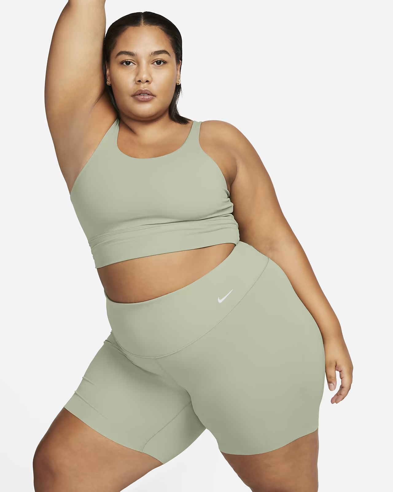 Women's Gentle-Support High-Waisted 8" Biker Shorts (Plus Size) | Nike (US)