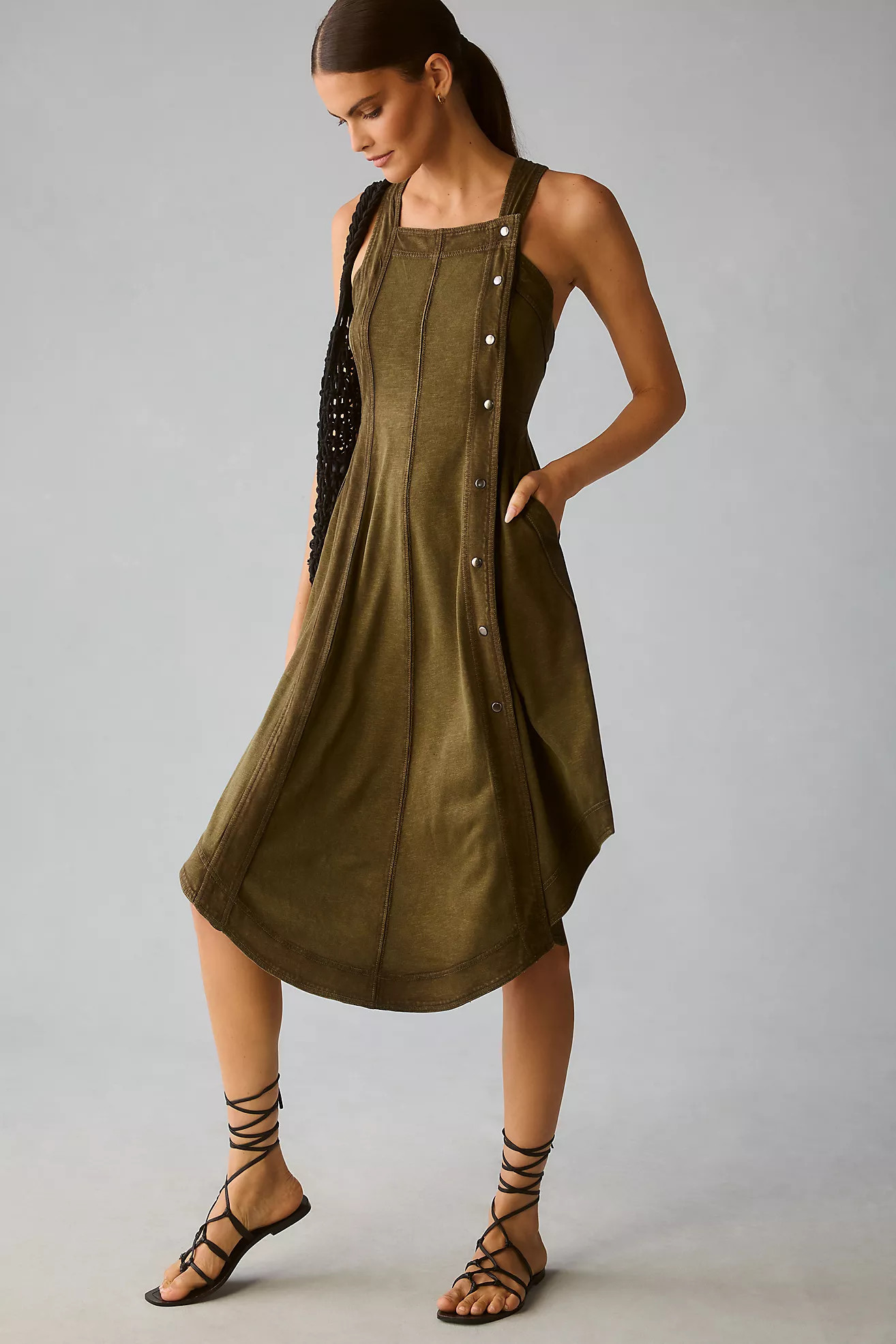 Daily Practice by Anthropologie Asymmetrical Buttondown Dress | Anthropologie (US)