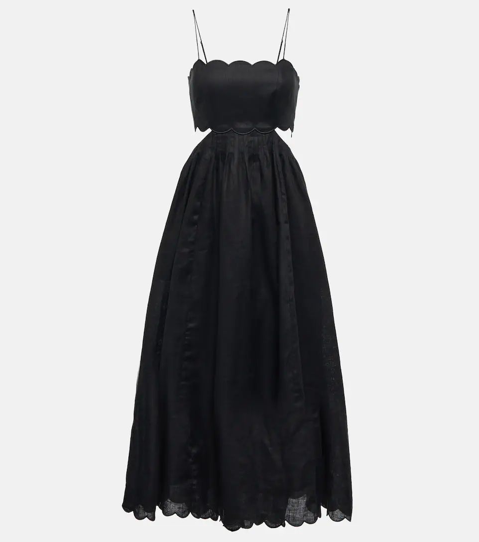 Cutout linen maxi dress | Mytheresa (UK)