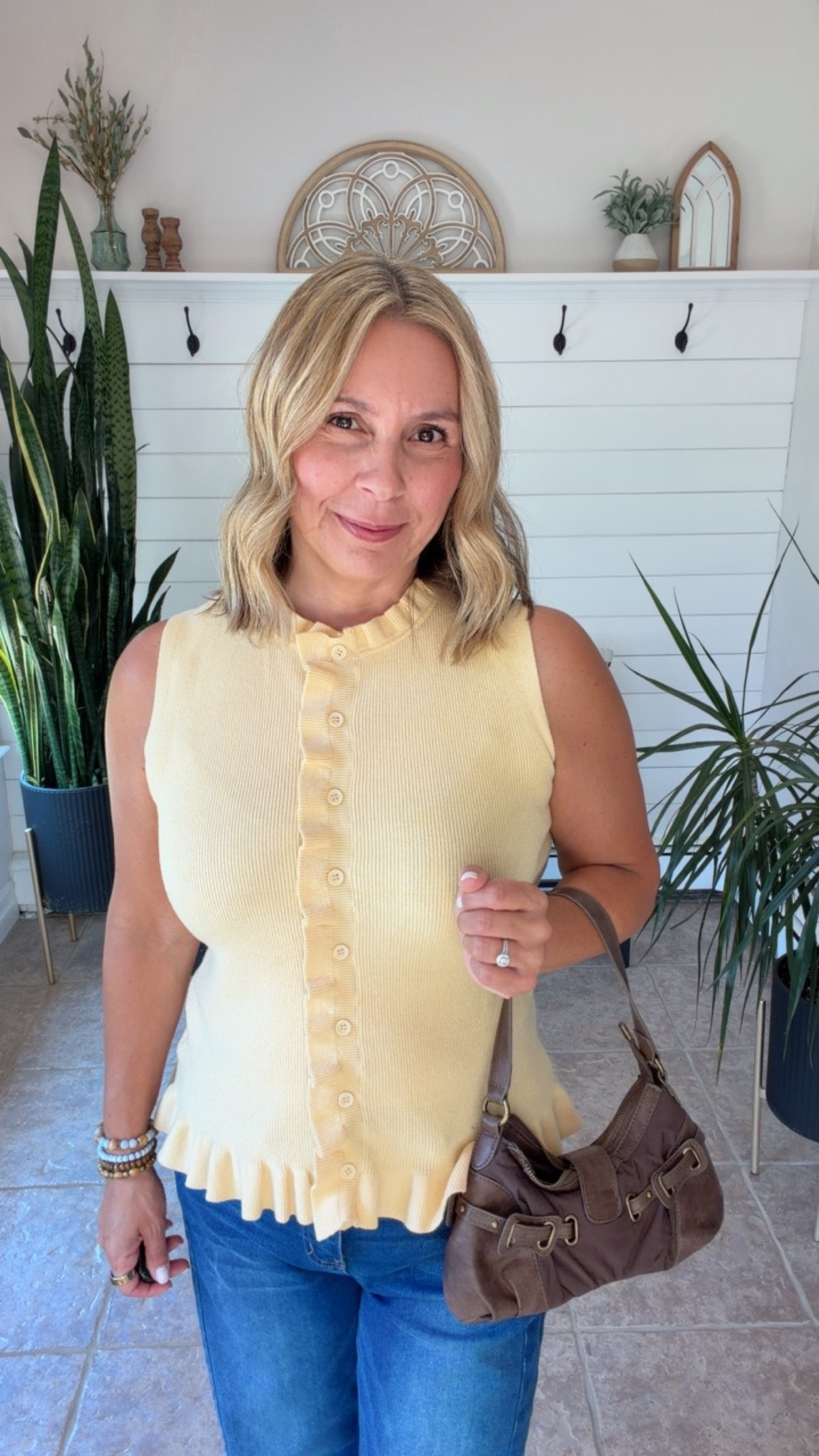 Summer to fall transition outfit! I’m wearing a medium in the top and 8 in the jeans. Fall outfits, date night outfit, summer outfits over 40

#LTKOver40 #LTKMidsize #LTKSaleAlert