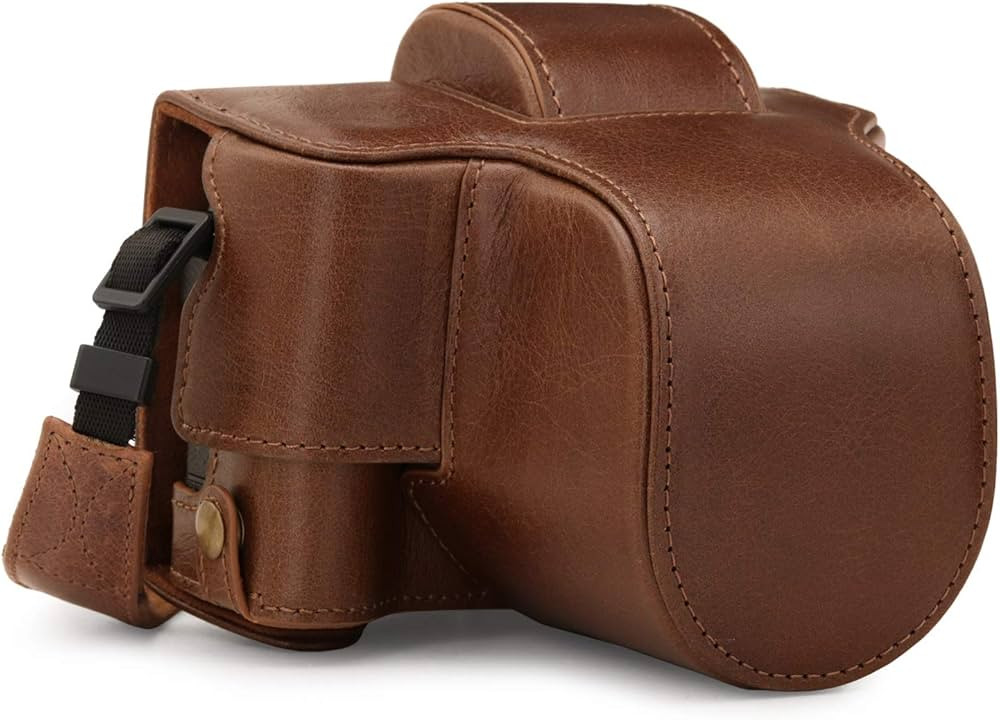 MegaGear MG1884 Ever Ready Genuine Leather Camera Case Compatible with Fujifilm X-T200 (XC15-45mm... | Amazon (US)