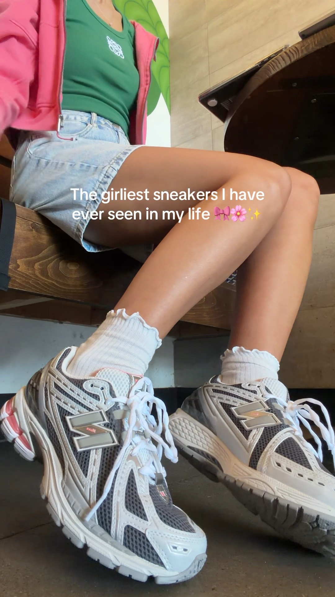 The girliest New Balance 1906 I have ever seen in my life  🎀✨

#LTKstyletip #LTKfindsunder100 #NewBalance #NewBalance1906 #GirlySneakers