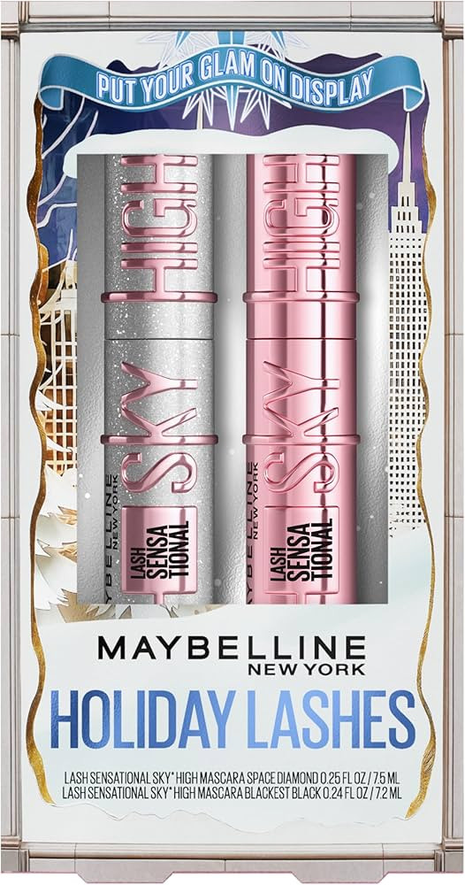 Maybelline Lash Sensational Holiday Makeup Kit, Includes Full-Size Sky High Mascara and Lash Sens... | Amazon (US)