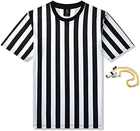 Shinestone Referee Shirts, Womens &Mens Basketball Referee Shirt Round Neck Football Soccer Sports R | Amazon (US)