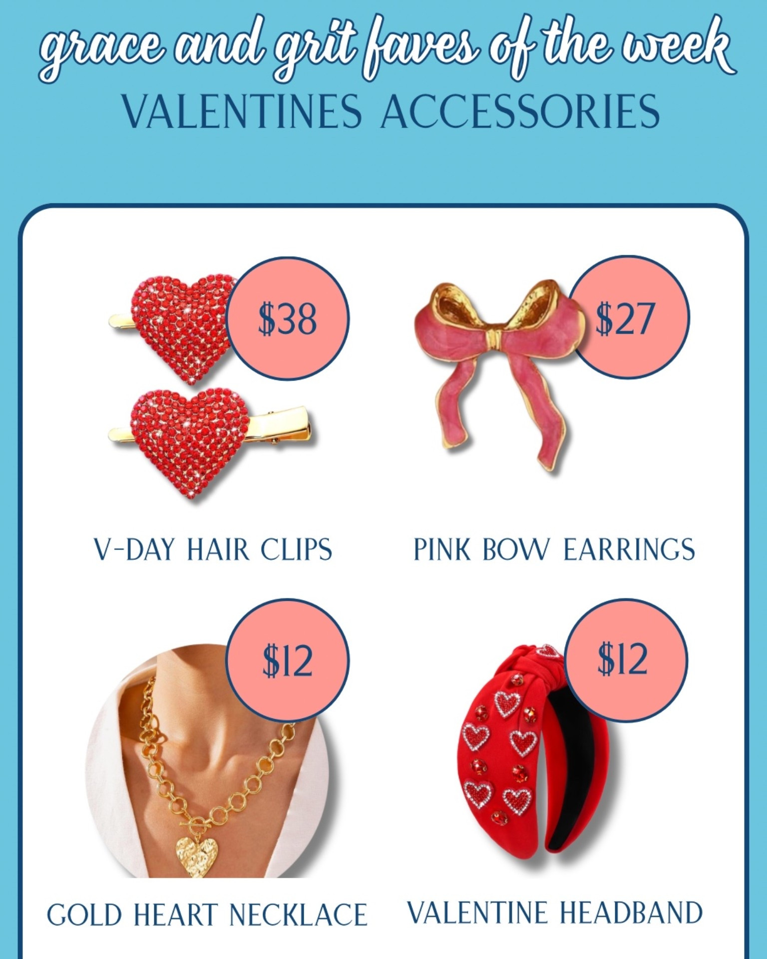 Faves of the week: Valentine Accessories 

#LTKgrwm #LTKValentine #LTKTravel
