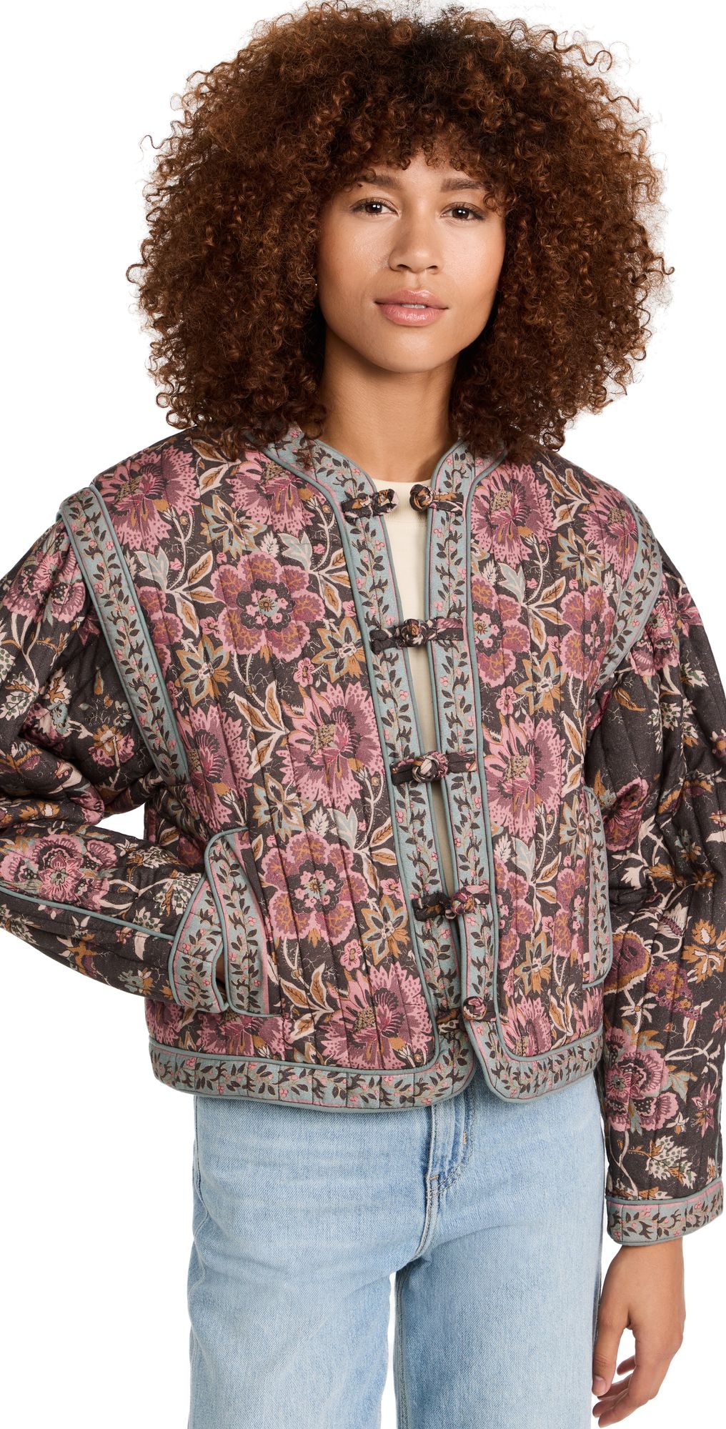 Tess Print Quilted Jacket | Shopbop