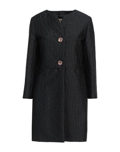 Cinzia Rocca Woman Overcoat & Trench Coat Black Size 8 Polyester, Polyamide | YOOX (US)