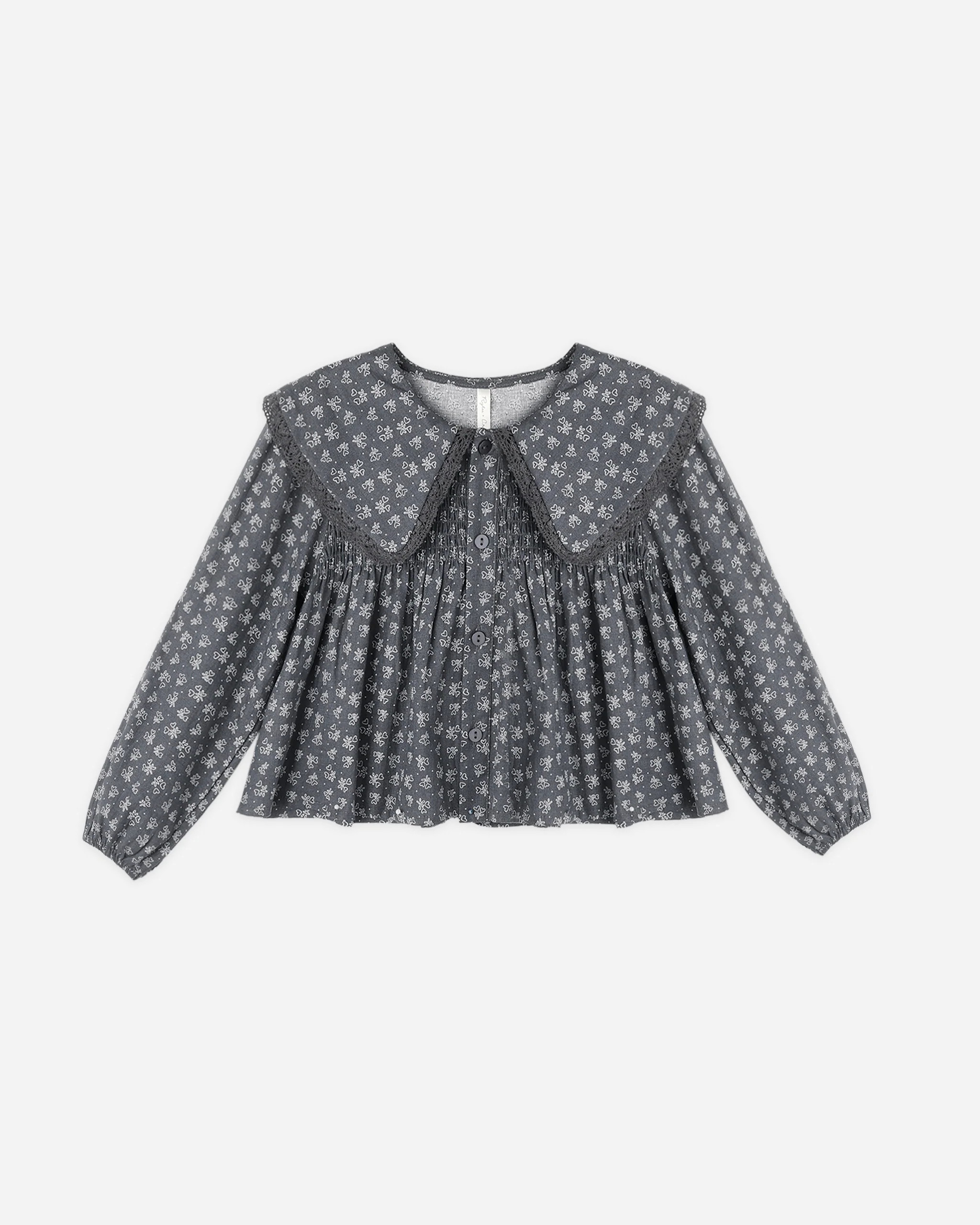 Fern Blouse Heart Ditsy | Rylee + Cru