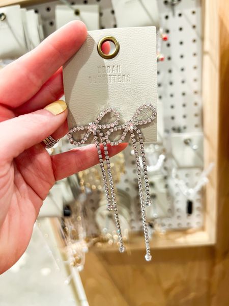 I stopped by Urban Outfitters today and I couldn’t leave without these adorable rhinestone bow earrings! They’re available in both silver and black and I think they will compliment every outfit I own! #urbanoutfitters #bows #accessories

#LTKstyletip #LTKSpringSale #LTKfindsunder50