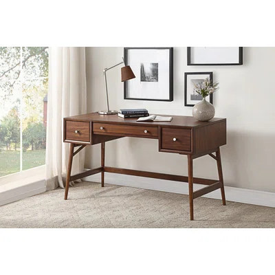 Stylish Writing Desk With Storage Drawers | Wayfair North America