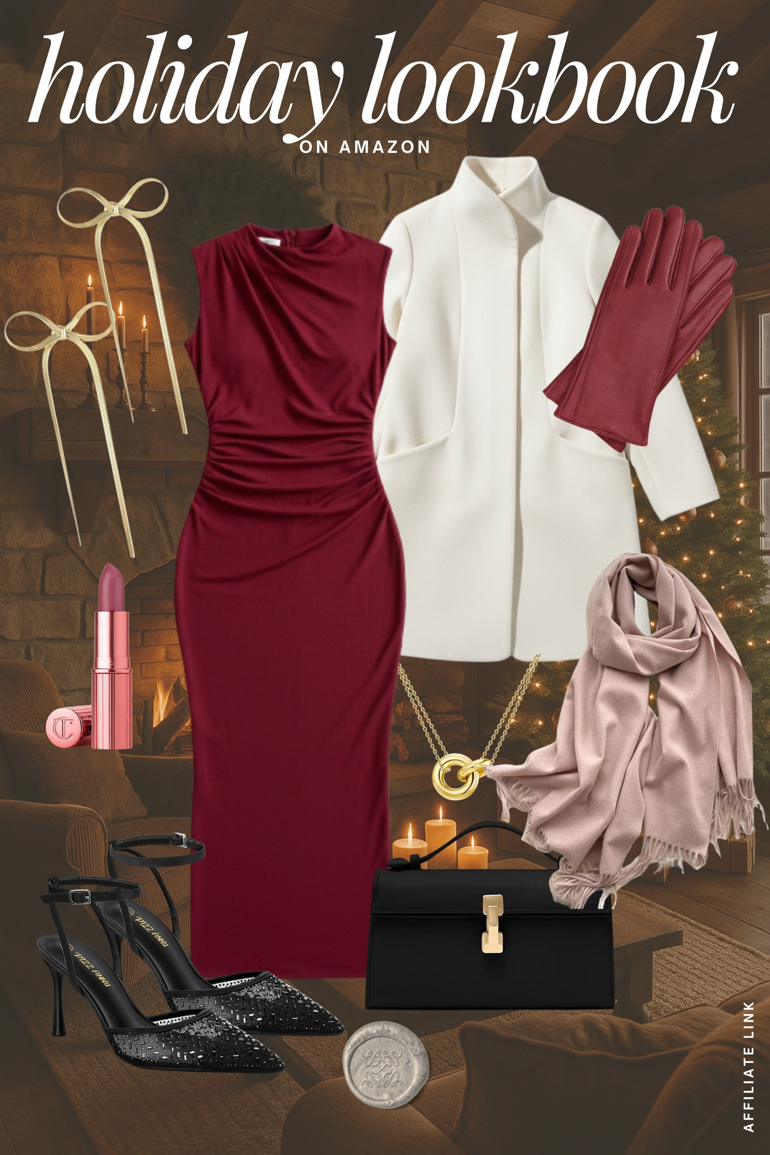 ✨ Holiday lookbook moments worth bookmarking.
This board brings together rich reds, soft neutrals, and elegant layers that feel timeless and festive. Perfect for dinners, parties, and cozy nights that still call for something special.
Linked in my LTK. 🤍
#AmazonFashion #AmazonStyle #AmazonOutfits #LTKStyle #LTKFashion #HolidayStyle #WinterOutfits #FallFashion #AmazonFinds #LTKHoliday 

 #LTKHoliday #LTKSeasonal #LTKFindsUnder50