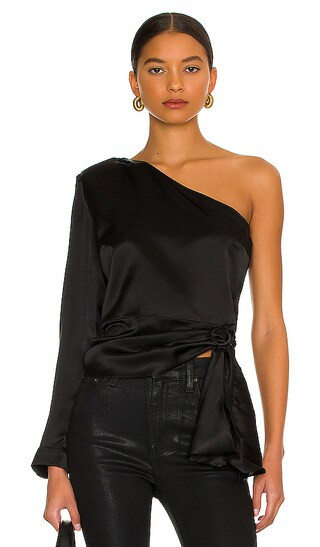 Aubrianna Top in Black | Revolve Clothing (Global)