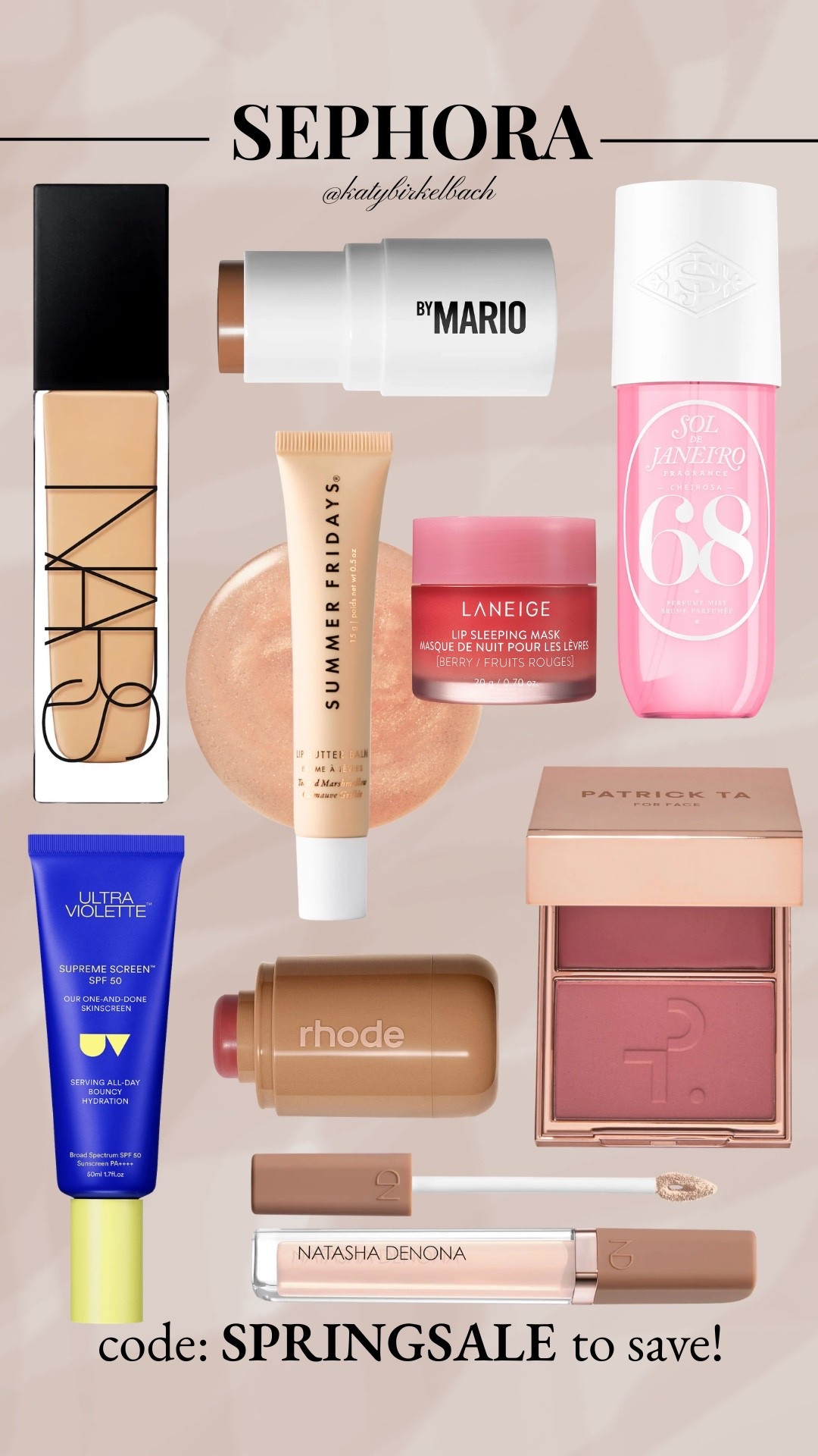 My picks for the Sephora spring sale!

Rouge members get 20% off
VIB members get 15% off
Insiders get 10% off
ALL Sephora collection is 30% off

WITH CODE: SPRINGSALE

#LTKBeauty #LTKSaleAlert #LTKselfcare