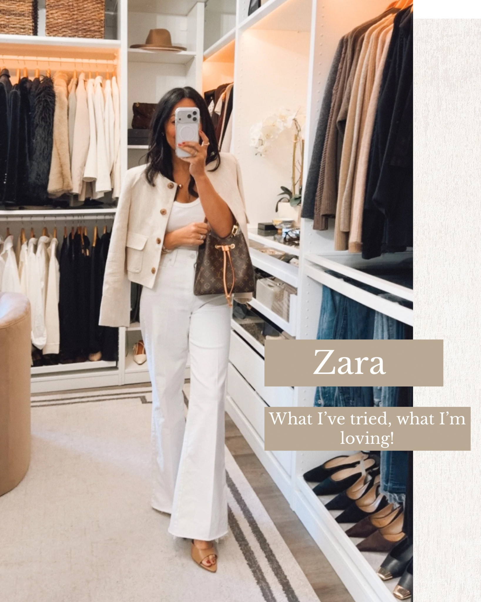 Zara! What I’m loving ♥️
Brown belted dress wearing my true size small. All other dresses, I sized up to a medium. 
Blue vest I sized up to a medium. Everything else is TTS
Jeans I’m wearing are not Zara but linked! All TTS

#LTKootd #LTKOver40