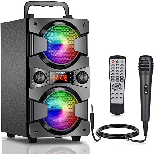 60W Bluetooth Speakers Portable Wireless Speaker with Double Subwoofer Heavy Bass, FM Radio, Micr... | Amazon (US)