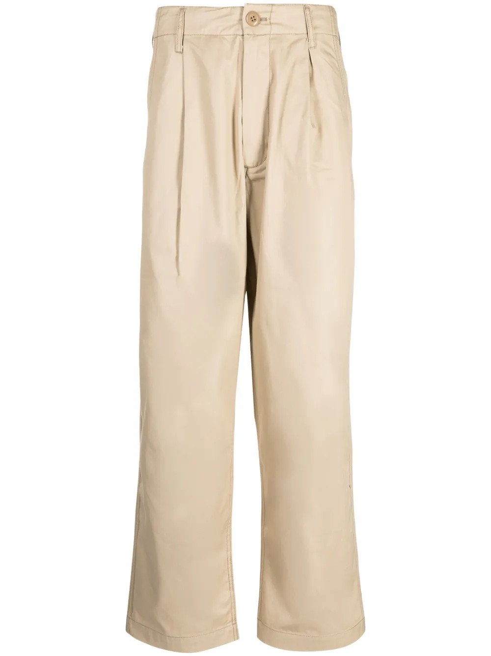 pintuck wide-leg trousers | Farfetch Global