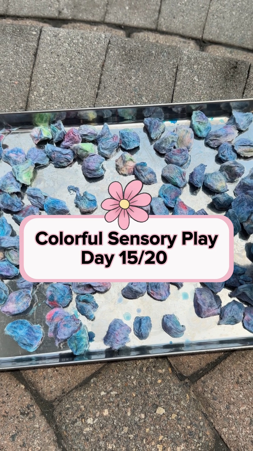 Day 15/20 of our toddler activity series: Cotton Ball Coloring Sensory Play 🌈

All you need: cotton balls, washable paint, water, and some dippers!

Mix your paint with water in little bowls, then let your toddler dip and dye the cotton balls to their heart’s content. Once done, dry them in sun (add the baking rack on the top so they don’t blow away). You made yourself some ombré play cotton balls

#LTKBaby #LTKKids